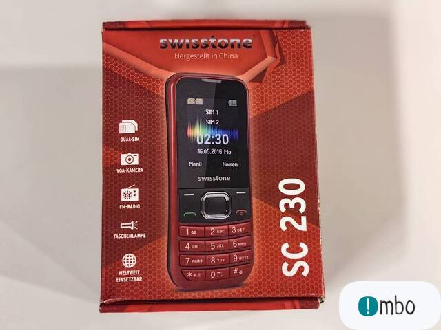 Swisstone Dual Sim Czerwony - 1